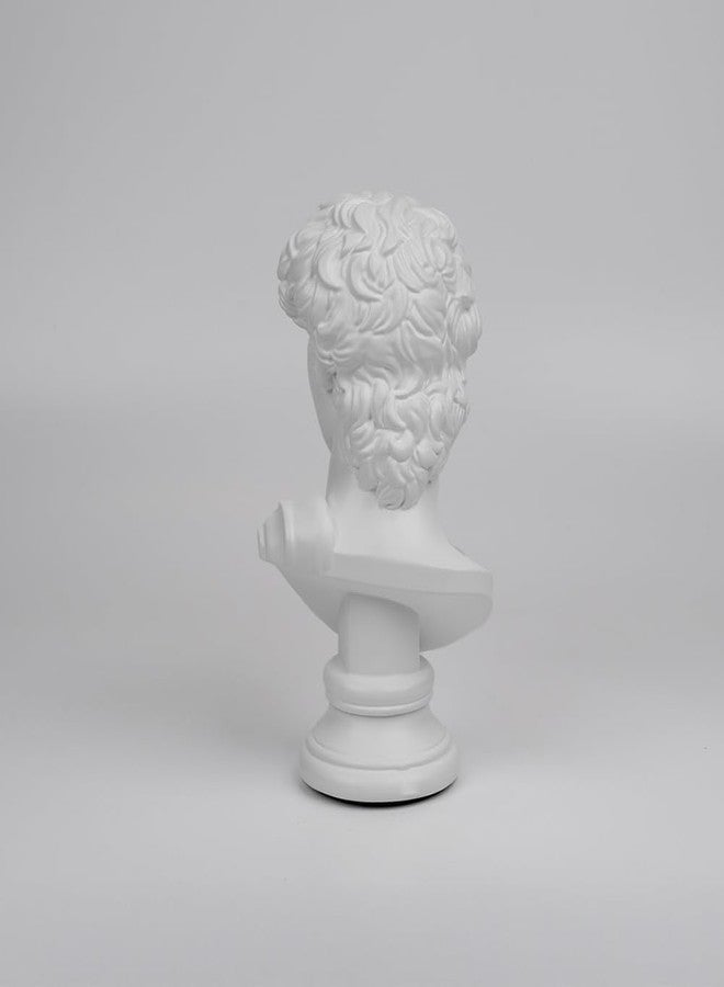 Artarium Statue of David Bust Resin Sculpture for Roman Bookshelf Tabletop Office Home Decor Roman Sculpture Decoration David Figurine 8 Inch Gift for Friends Colleague - Image 5