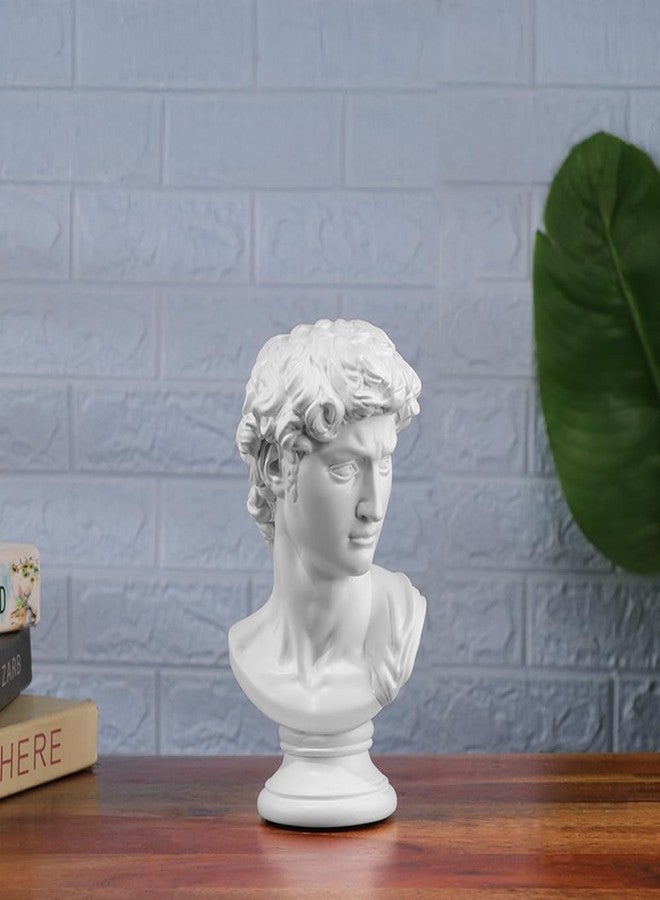 Artarium Statue of David Bust Resin Sculpture for Roman Bookshelf Tabletop Office Home Decor Roman Sculpture Decoration David Figurine 8 Inch Gift for Friends Colleague - Image 1