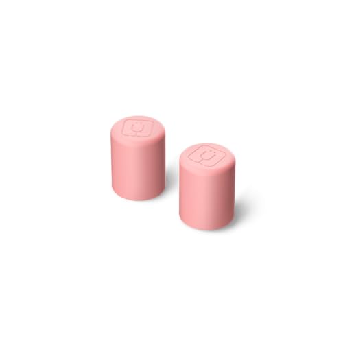 BrÃ¼Mate BrüMate Magnetic Straw Caps - Silicone Straw Caps 2 pack - Compatible with All Era and Resa Tumblers (Guava) - Image 1