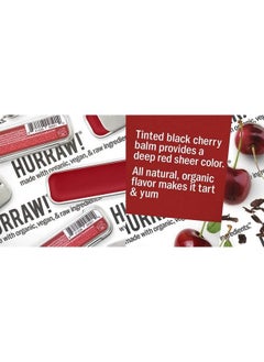 Hurraw! Black Cherry Tinted Unscented Moon Night Treatment Lip Balm Slim Slider Tins 3 Pack Bundle: Organic Certified Vegan and Cruelty Free NonGMO All Natural Bee Shea Soy & Palm Free Made in USA  - Image 5
