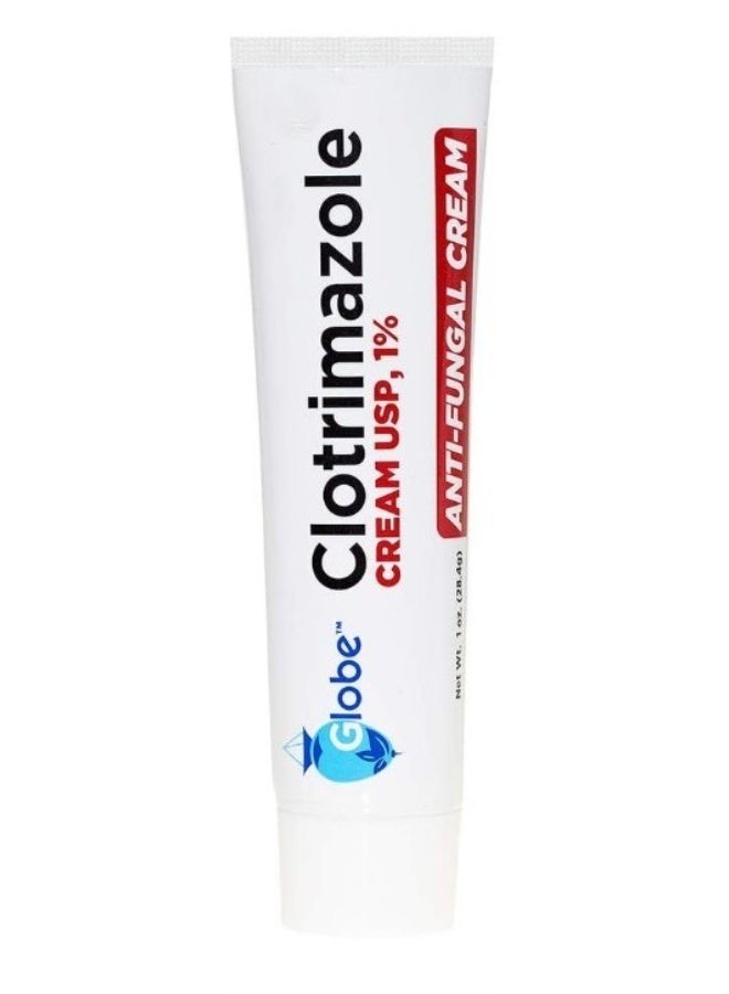 Globe Clotrimazole 28.4g Cream – Effective Treatment for Ringworm, Athlete’s Foot & Fungal Rashes - Image 1
