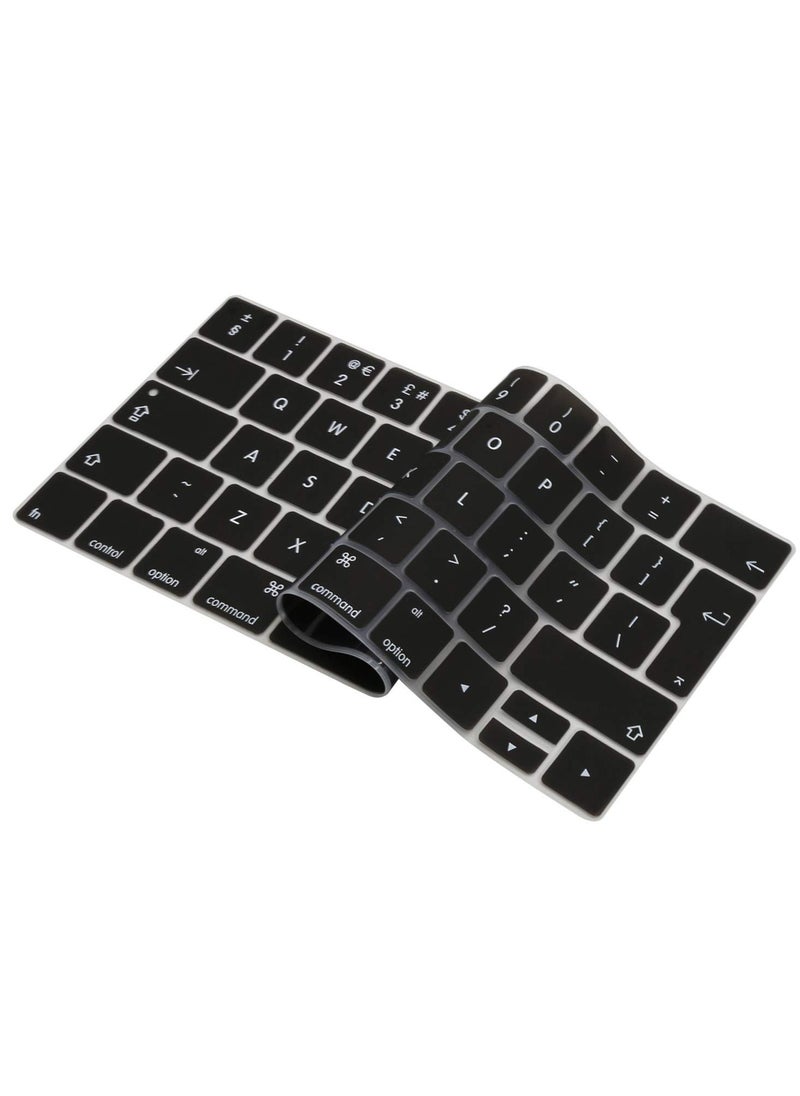 O Ozone - Macbook Keyboard Skin for MacBook Pro 15" 13" Keyboard Cover 2020 2019 2018 Compatible with A2159 A1990 A1989 A1707 A1706 UK English Layout (Purple) - Image 1