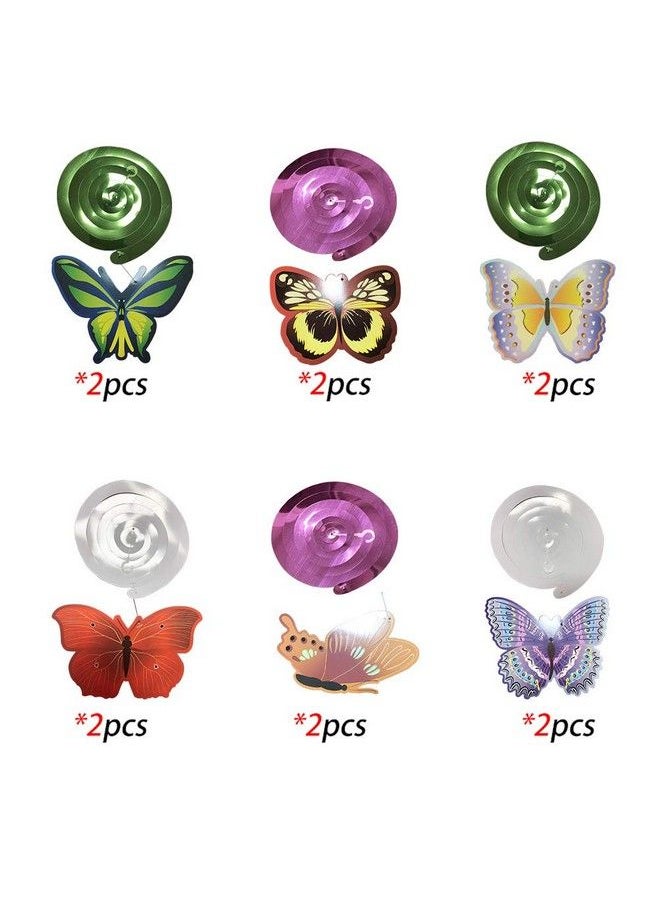 Wishlife 30Ct Spring Butterfly Hanging Swirl Decorationsthemed Birthday Partyparty Suppliesceiling Hanging Swirl Decorations For Girlsboyskids Homeclassroombaby Showers  - Image 3