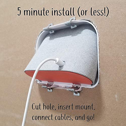 Mount Genie Simple Built-in Google Nest Hub Gen 2 Wall Mount [Does NOT FIT 2018 Gen 1]: The Perfect Smart Home Command Center | PoE Option Available | Designed in The USA - Image 5