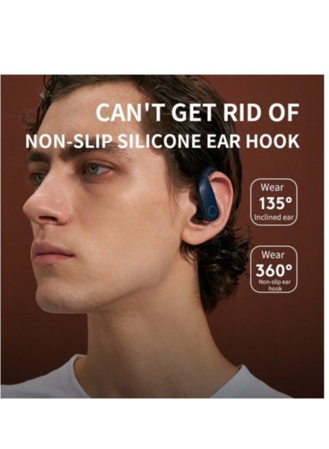 AROAQ Z9 Sports Wireless Bluetooth Earphones Ear Hook Waterproof Running Fitness Earbuds Red - Image 5