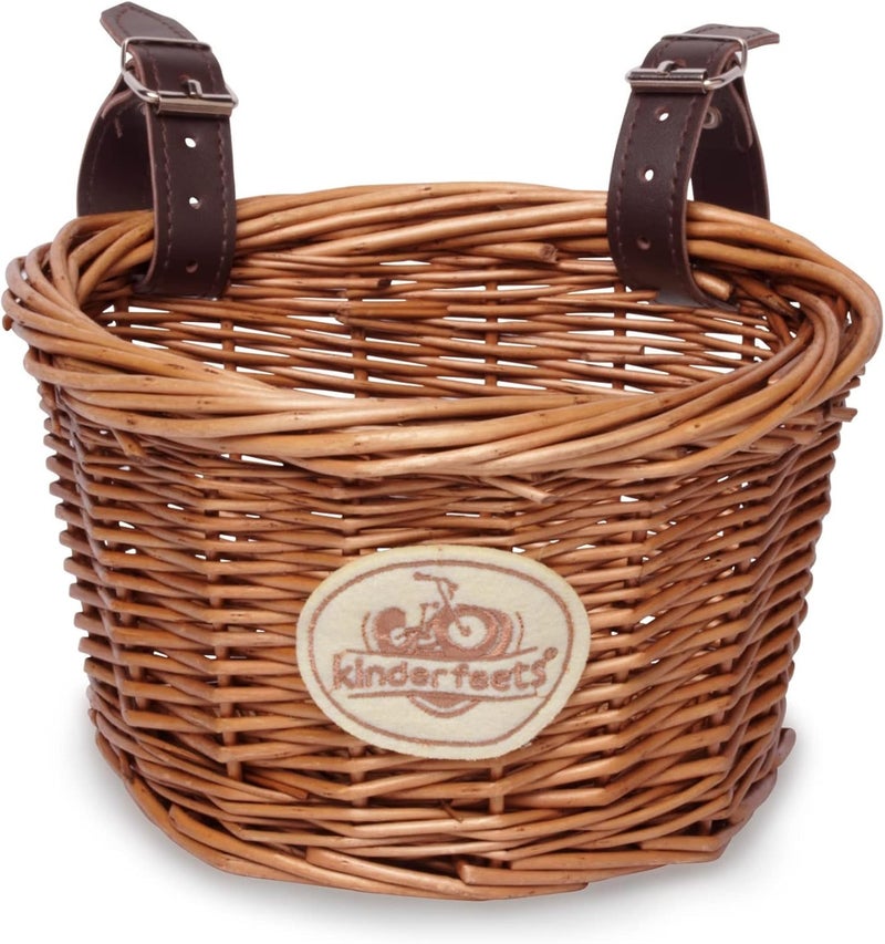 Kinderfeets Wicker Bike Basket - Image 1