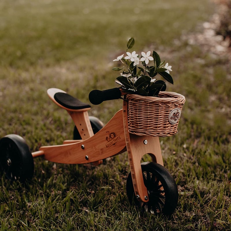 Kinderfeets Wicker Bike Basket - Image 3