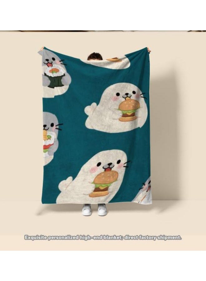 general Baby and children's cartoon flannel thin blanket (warm and comfortable, suitable for sleep, games) 70cm*100cm - 287 - Image 4