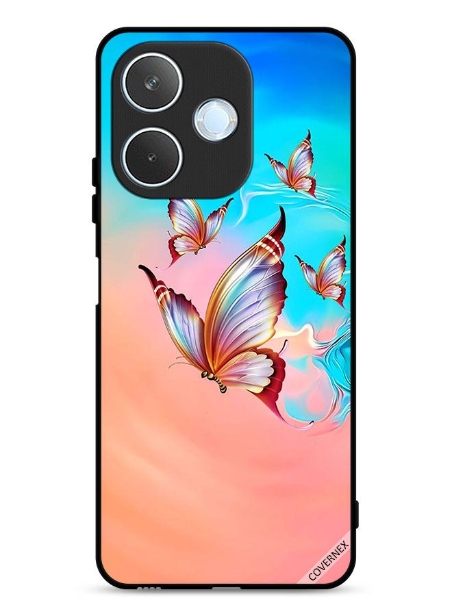 Covernex Oppo A5 Pro Protective Case Cover Butterflies Flying Over Paint Color - Image 1