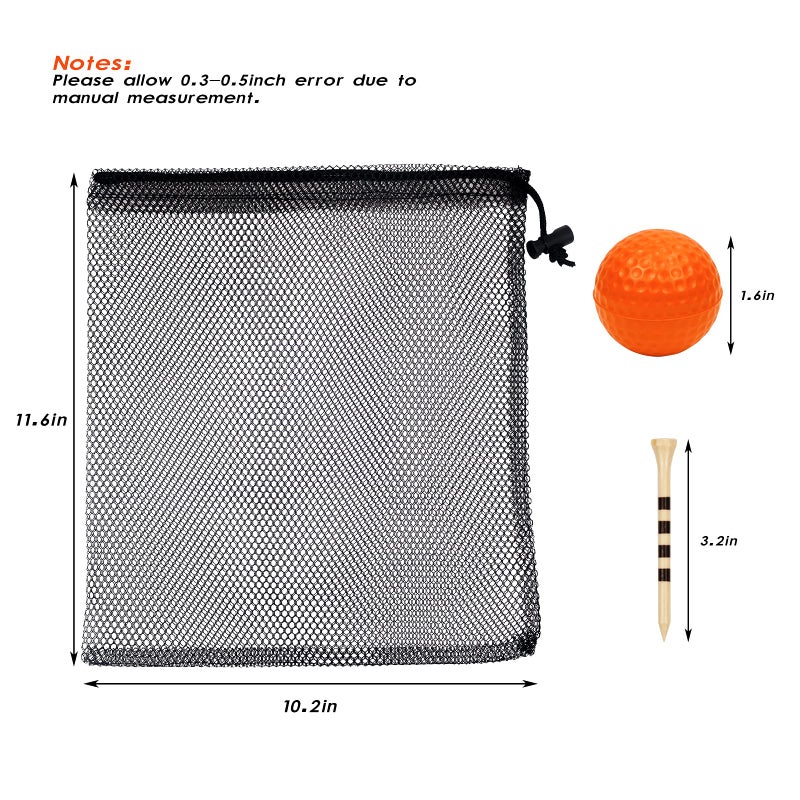 Bac-kitchen 40 Pack Foam Golf Practice Balls - Realistic Feel and Limited Flight Training Balls for Indoor or Outdoor - Image 2