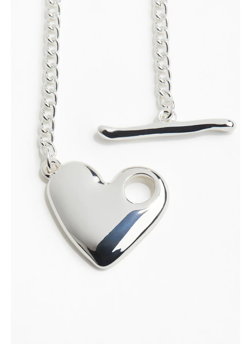 H&M Heart-Pendant Necklace