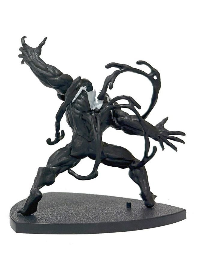 Generic - Legends Series Venom Figure, Black Venom Action Figure with Base, Super Collectible Model Statue Figure Toy 14x19cm - Image 1