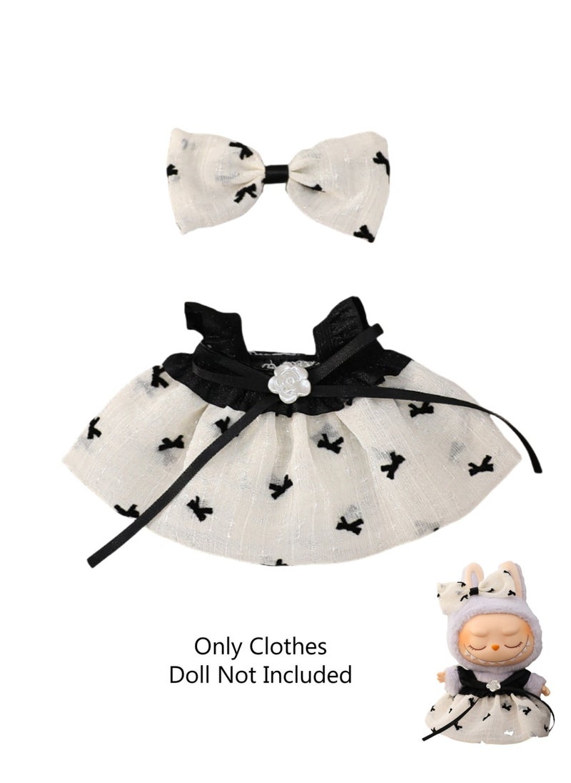 LABUBU 2-Piece Clothes for Labubu Outfit, Exquisite Accessories for Labubu,Cute Clothes Set for 17 cm Labubu Accessories  - Image 1