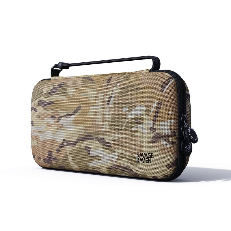 SAVAGE RAVEN by Skull Co Every Day Slim Carrying Case for Nintendo Switch 2 Portable Hard Shell Protective Travel CaseConsole Protection MultiCamo - Image 2