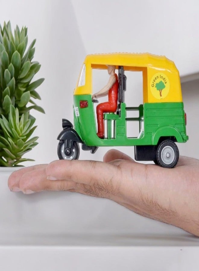 SARASI CNG Auto, Low Floor Bus & E-Rickshaw Combo for Kids, Pull Back, Durable Quality (Multicolor, Pack of: 3) - Image 2