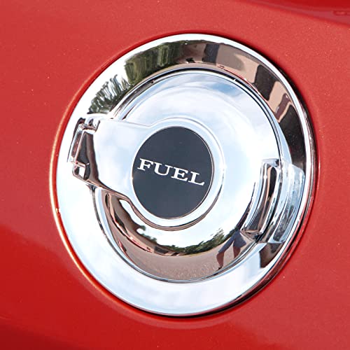 Parfyter 68250120AA Fuel Filler Door Cap Electroplate Silvery Gas Cover Cap Vapor Edition Compatible with 2008-2023 Dodge Challenger - Image 2