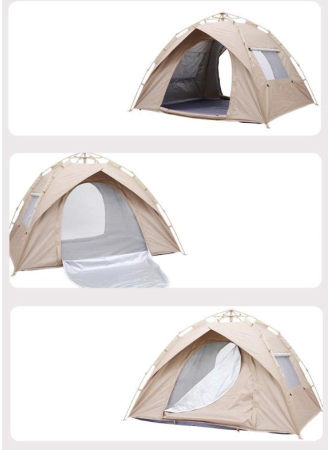HOMESTAR High Quality Camping Tent 3-4 Person, Family Pop Up Tents