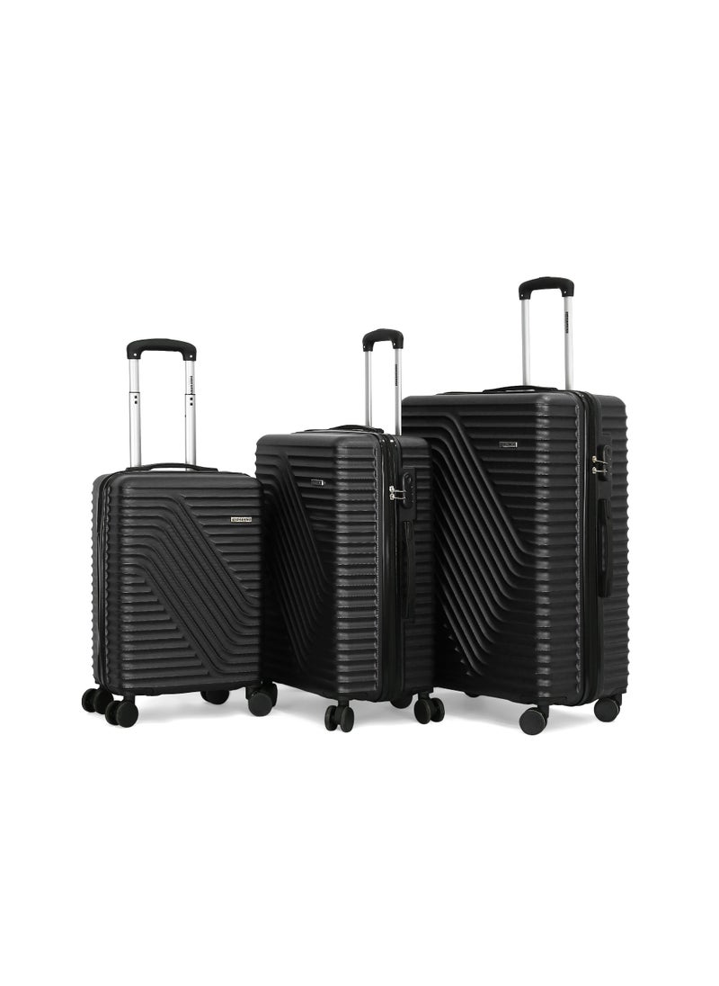 GIORDANO Giordano Hardside Double spinner Luggage Trolley 3 Pcs set  - Image 1