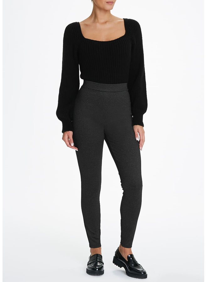 Matalan Geometric Textured Leggings  - Image 2