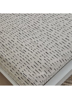 Home Box Luxot Monoleaf Printed Cotton King Fitted Sheet 180 x 200 x 33 cm  - Image 4