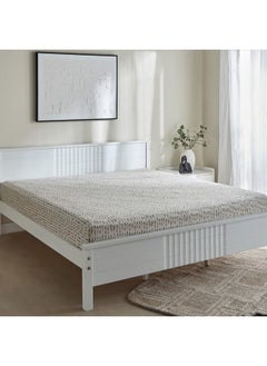 Home Box Luxot Monoleaf Printed Cotton King Fitted Sheet 180 x 200 x 33 cm  - Image 1