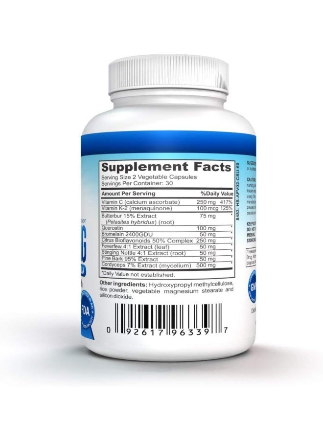 نوترا برو تنظيف الرئة والتخلص من السموم يدعم صحة الجهاز التنفسي. 60 كبسولة - Image 5