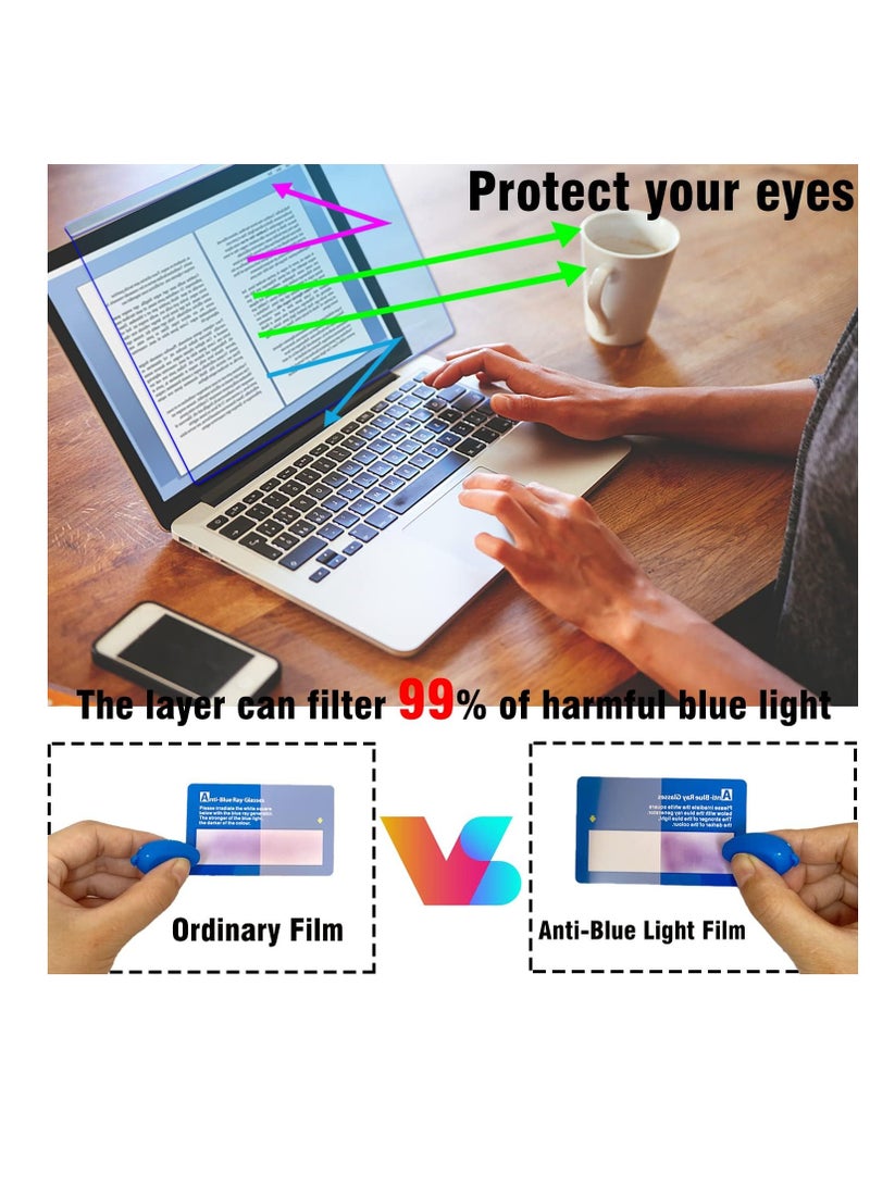 1Pack 15.6 inch Laptop Screen Protector Blue Light Anti Glare Filter for HP Envy X360 15.6/Pavilion 15.6/ victus 15.6 /ProBook 15.6/EliteBook 15.6/OMEN 15.6/, Eye Protection Computer Protector 16:9 - Image 3