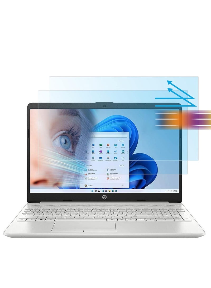 1Pack 15.6 inch Laptop Screen Protector Blue Light Anti Glare Filter for HP Envy X360 15.6/Pavilion 15.6/ victus 15.6 /ProBook 15.6/EliteBook 15.6/OMEN 15.6/, Eye Protection Computer Protector 16:9 - Image 1
