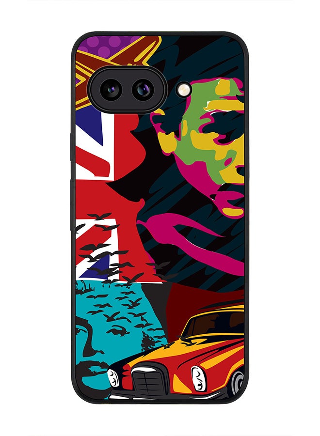 Stylizedd For Google Pixel 9a Case,Slim fit Camera Protection, Shockproof Thin Phone cover  - Retro Spy