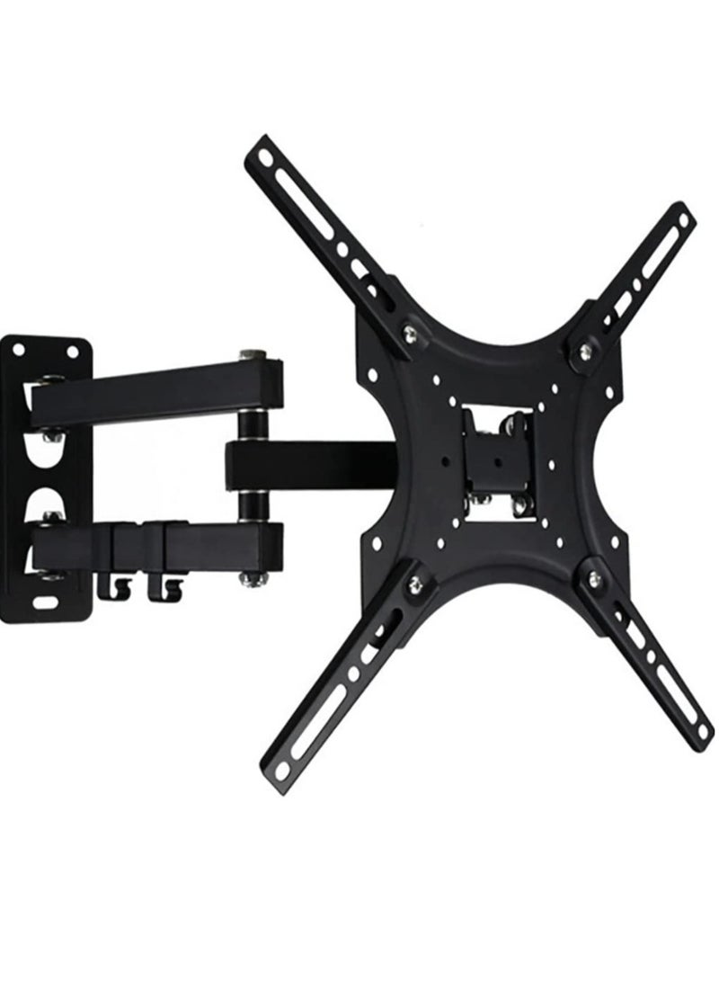 Tilt & Swivel TV Wall Mount - Heavy Duty Steel Bracket for 32-55" LED, LCD, Flat & Curved TVs, 70 lbs Capacity, VESA 400x400, RM-400 - Image 1