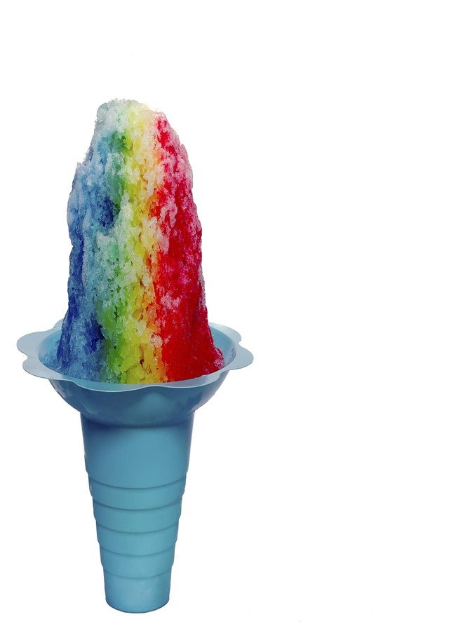 باراغون - أكواب باراغون المصنّعة المرحة سعة 8 أونصات بتصميم زهرة مخروط الثلج، متعددة الألوان، عبوة من 100 كوب - Image 2