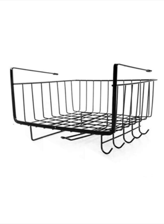 Loquat Kitchen Under Shelf Storage Basket Black - Image 1