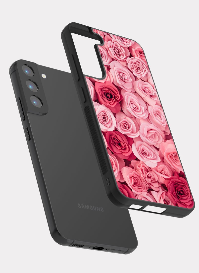 بكسلات كفر سامسونج جالكسي اس 22 بلس ورود زهرية - Image 2