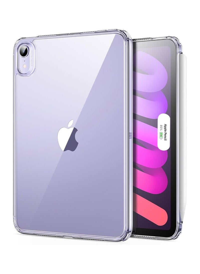 غطاء حماية خلفي شفاف متوافق مع آيباد ميني 6 / ميني 7