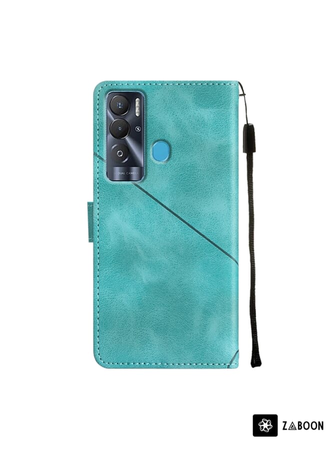 Zaboon Protective Case For Tecno Pova Neo Skin-feel Embossed Leather - Image 3