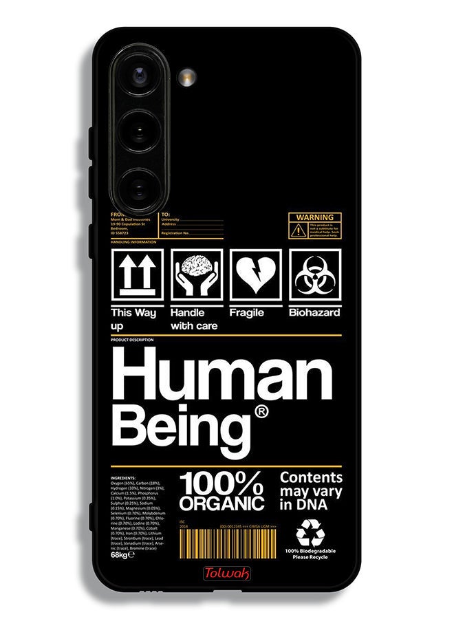 Tolwak Samsung Galaxy S23 Plus 5G Protective Case Cover Human Being Sticker - Image 3