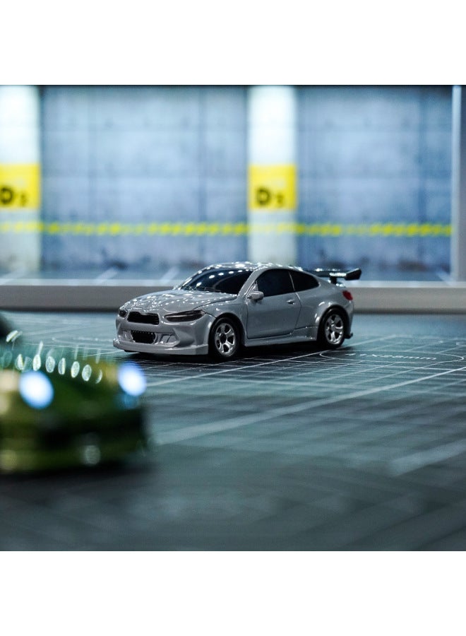 1:64 Four-wheel Drive Drift Remote Control Car RC Desktop Mini Remote Control Racing Adjustable Speed Net Red Pocket Car Product-Color:[english Color Box] Olive Green 993-Scale:1：64  - Image 3