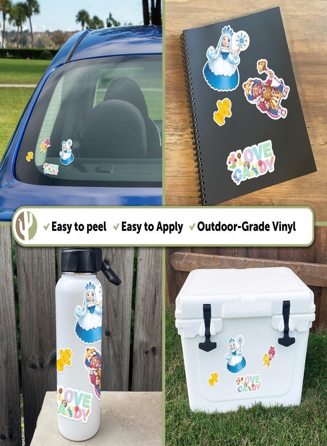 Desert Cactus Candy Land Sticker Car Decal (2-2) - Image 2