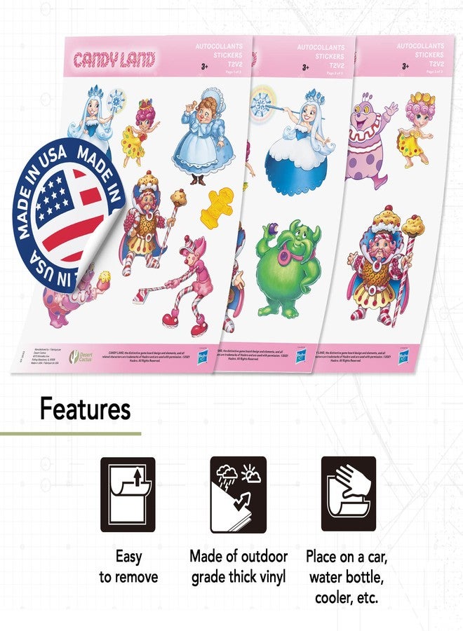Desert Cactus Candy Land Sticker Car Decal (2-2) - Image 5