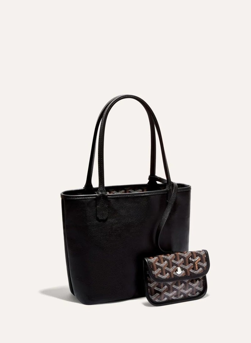 Women's Reversible Fashion Tote Handbag with Detachable Small Pouch – Stylish, Casual, and Versatile for Everyday Use - Image 2
