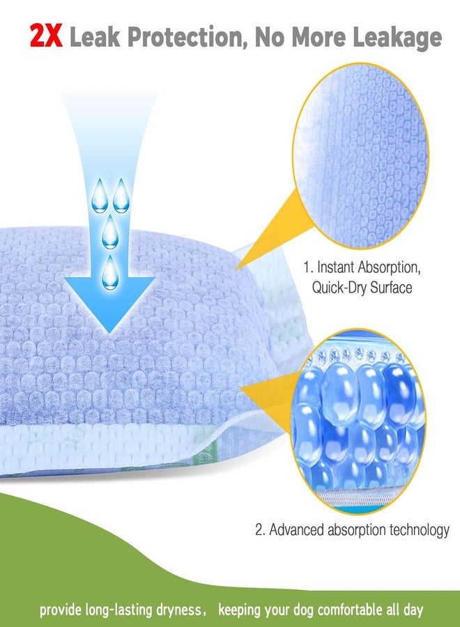 JOCCIK Dog Diaper Liners, 100 Count, Super Absorbent Booster Pads for Male and Female Dogs, Ultra-Thin and Breathable, Long - Image 4