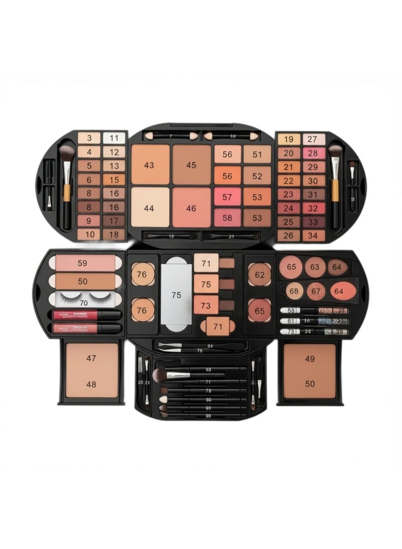 SHAMS Get a radiant look every day with this all-in-one makeup kit! Professionally designed for women, this full set has everything you need for any occasion — ideal for both beginners and makeup pros. - Image 2
