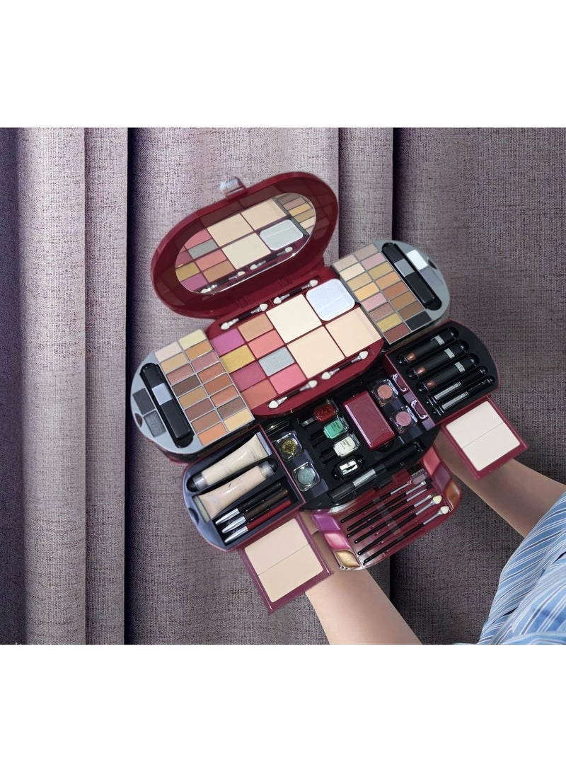 SHAMS Get a radiant look every day with this all-in-one makeup kit! Professionally designed for women, this full set has everything you need for any occasion — ideal for both beginners and makeup pros. - Image 4