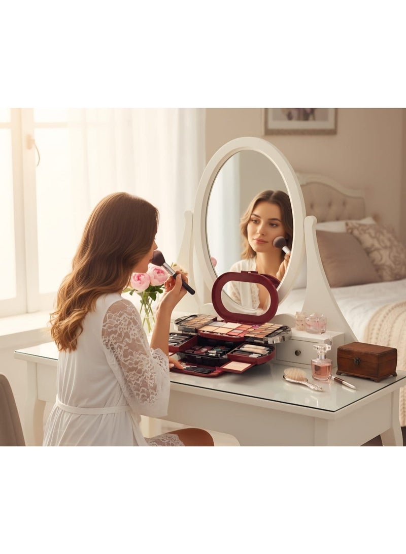 SHAMS Get a radiant look every day with this all-in-one makeup kit! Professionally designed for women, this full set has everything you need for any occasion — ideal for both beginners and makeup pros. - Image 3