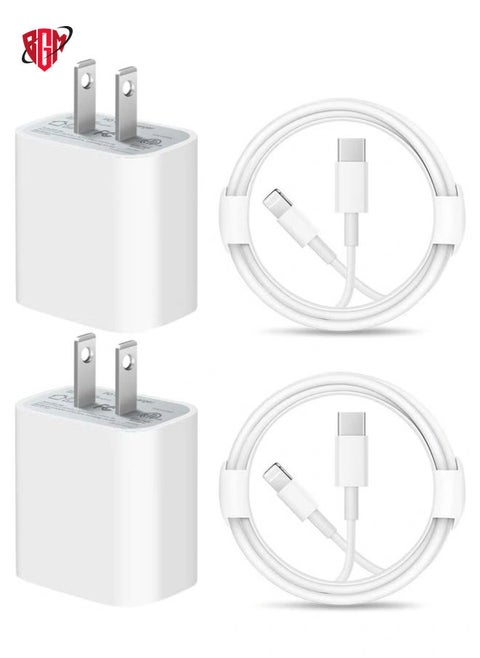 iPhone 14 pro max12 13 14 Fast Charger [Apple MFi Certified]Lightning Cable 20W PD USB C Wall Charger 2-Pack 6FT Fasting Charging Adapter Compatible with iPhone 14 /14 Pro Max/13/13Pro/12/12 Pro/11