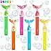 uoyoi Mermaid Party Favors24Pcs Glitter Mermaid Tail Bubble Wands for Kids Birthday Party SuppliesClassroom Prizes Pinata Goodie Bag Stuffers Gift - Image 2