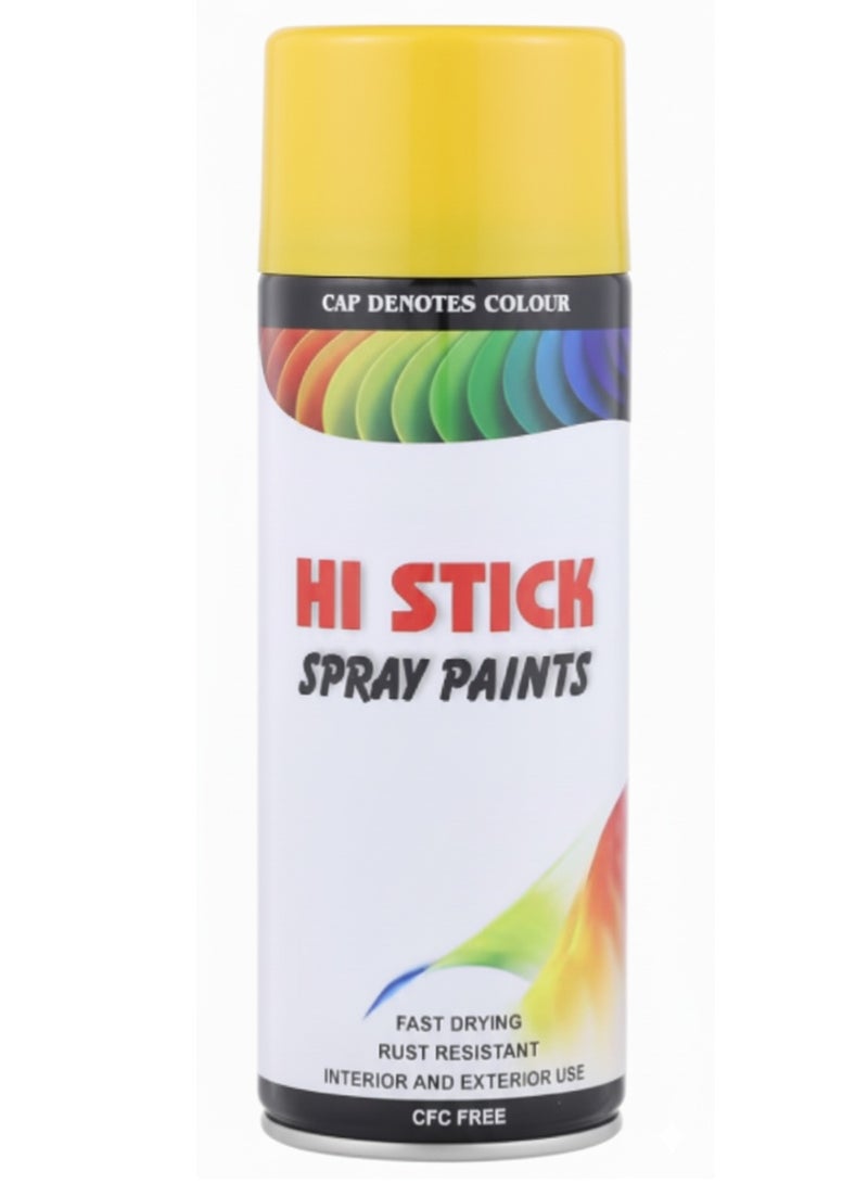 Hi Stick Yellow Spray Paint 240 Gram