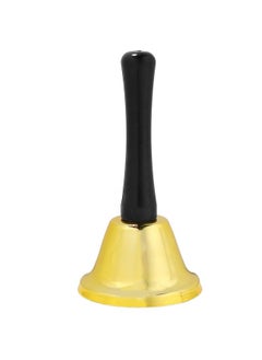 Skeleteen Gold Ringing Hand Bell - Loud Metal Handheld Ring Tea Bell For Calling Attention And Assistance  - Image 2