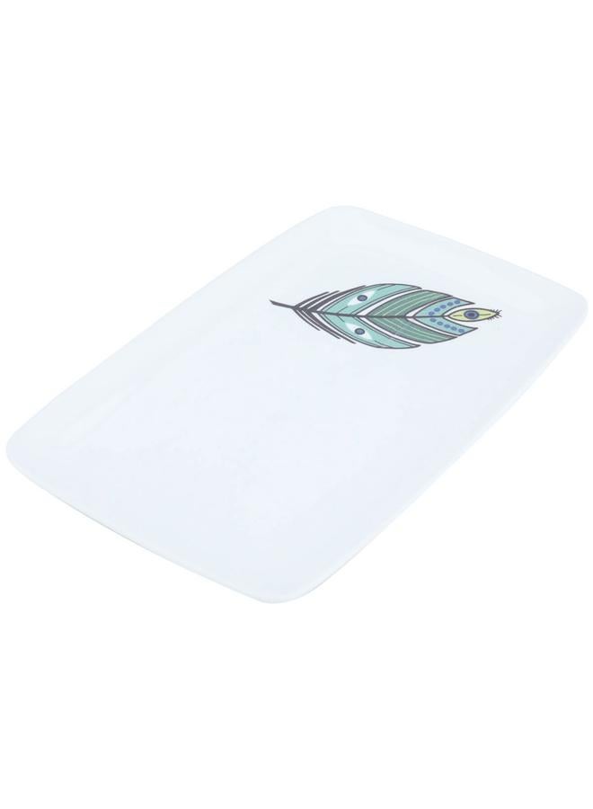 السيف  طبق تقديم من البورسلين مستطيل الشكل 34×25 سم، أبيض - Image 1