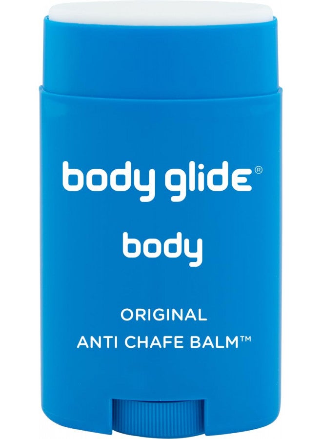 BodyGlide Body Glide Original Anti Chafing Stick Balm1.5oz: chafing cream in stick form. Anti chafe stick to prevent rubbing leading to chafing & raw skin. Use for arm, chest, butt, ball chafing & thigh chafing - Image 1